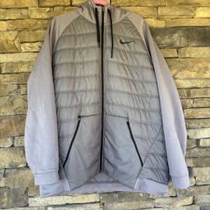 Nike Gray and Black Hoodie